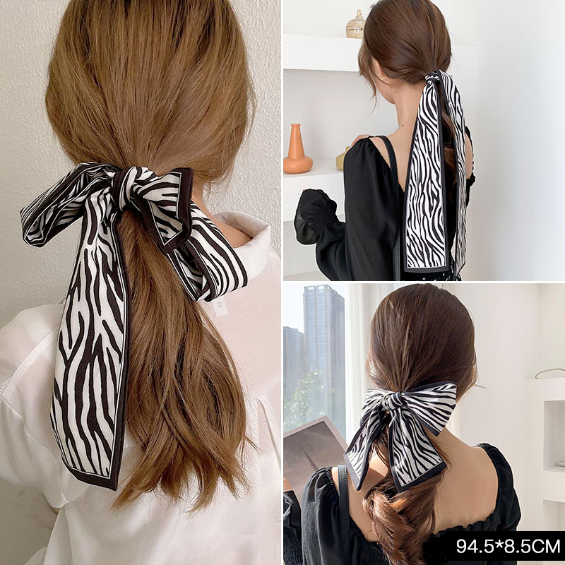 Dây Buộc Tóc Ruy Băng Vải Lụa Thanh Lịch