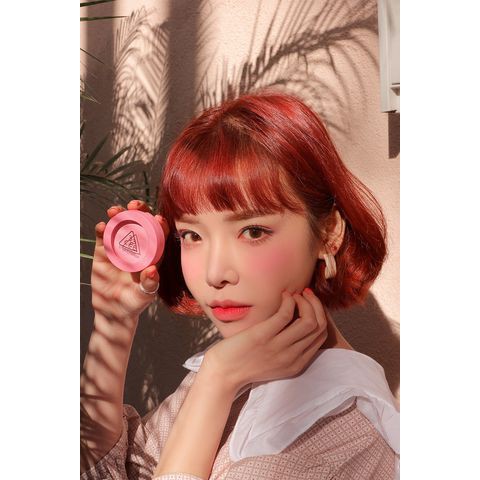 Phấn Má Hồng 3CE Mood For Blossom Blush Face 2019 - Hộp Tròn