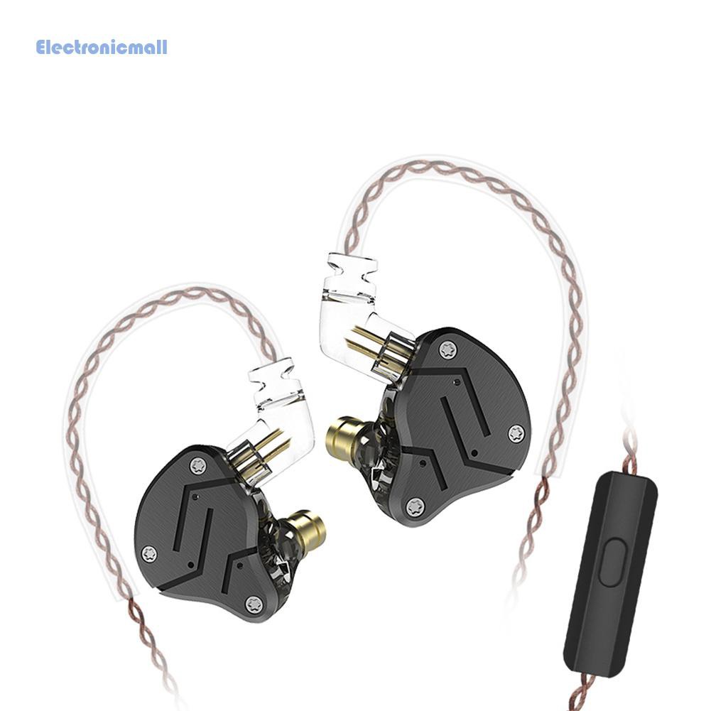 ElectronicMall01 KZ ZSN In Ear Earbuds 1DD 1BA Hybrid Driver Unit 3.5mm Wired Headphones