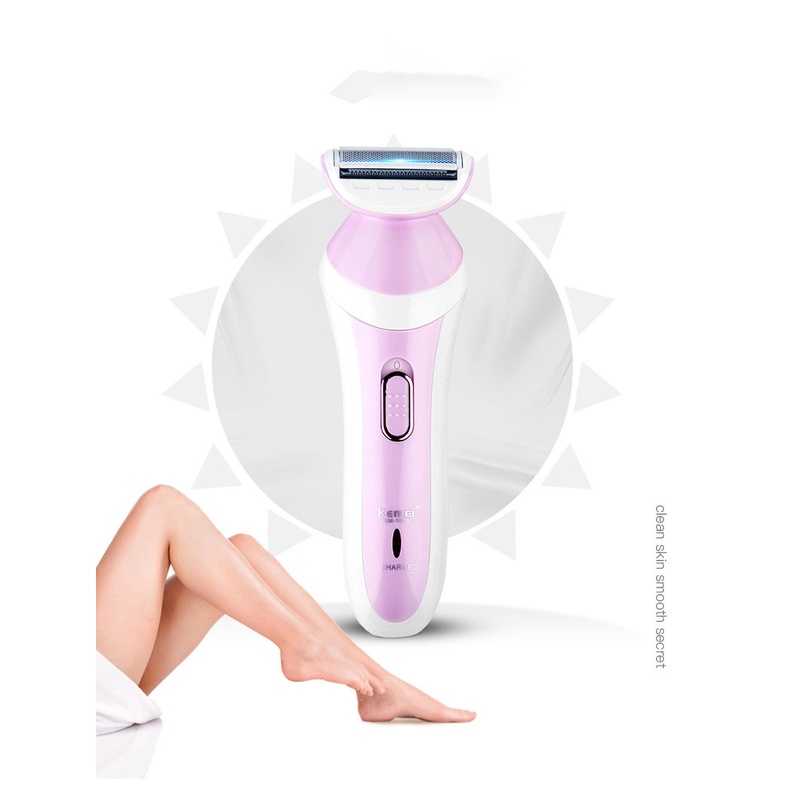 Tông đơ cạo lông Kemei KM-1606 không đau an toàn tiện dụng cho nữ