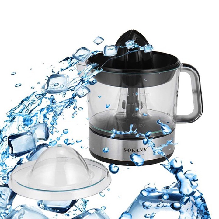 [CHÍNH HÃNG] Máy vắt cam Sokany dùng điện dung tích 700ml, Máy vắt cam tự động