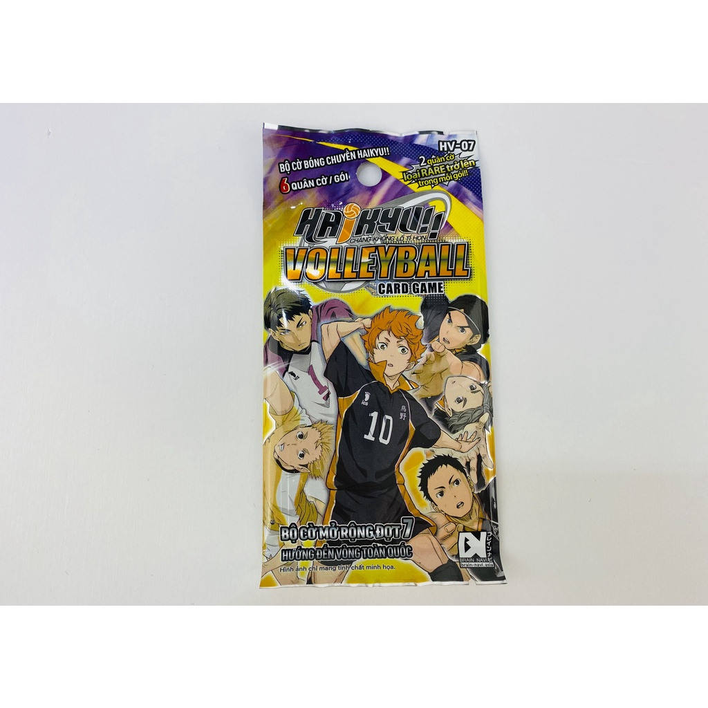 Bộ cờ bóng chuyền Haikyu - Hộp mở rộng HV-07 - Hướng đến vòng toàn quốc - 1 hộp/24 gói