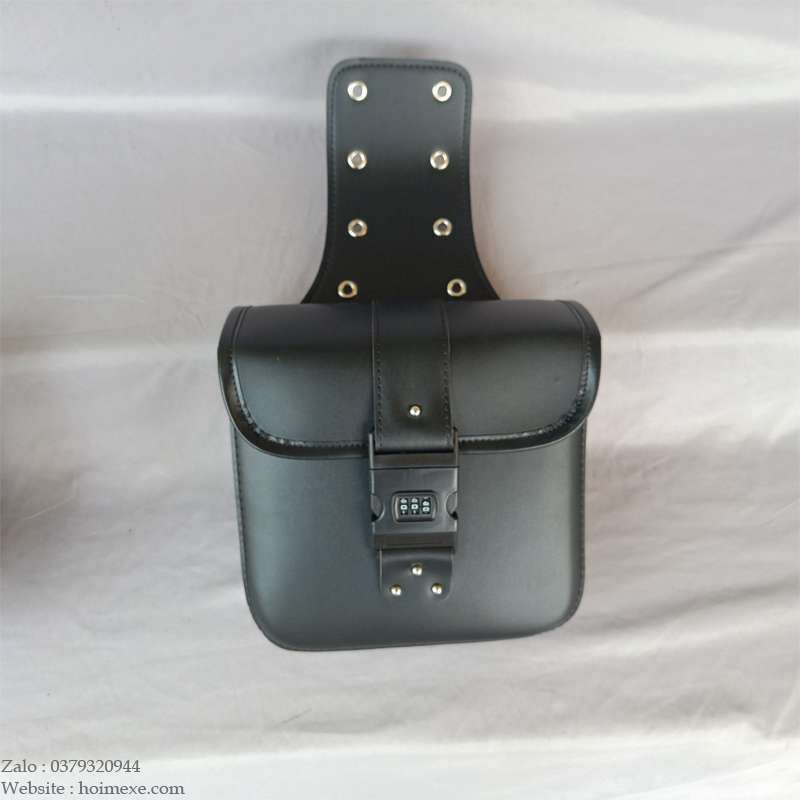 Cặp Túi Da Treo Hông  Xe Máy, Túi Đựng Đồ Cho Mô Tô, 2 Túi Hành Lý Treo Xe