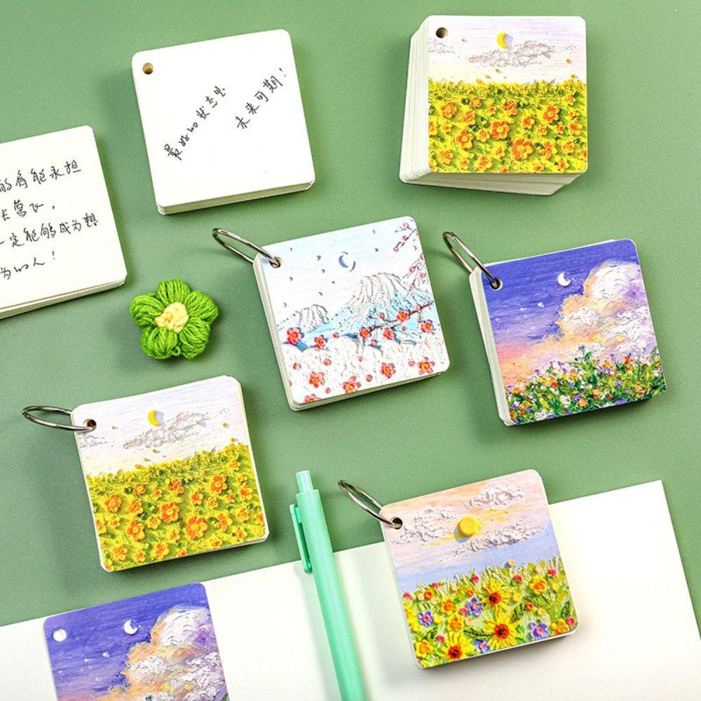 Mmluck Giấy Ghi Chú Hình Chiếc Lá Trơn Dày Dặn DIY