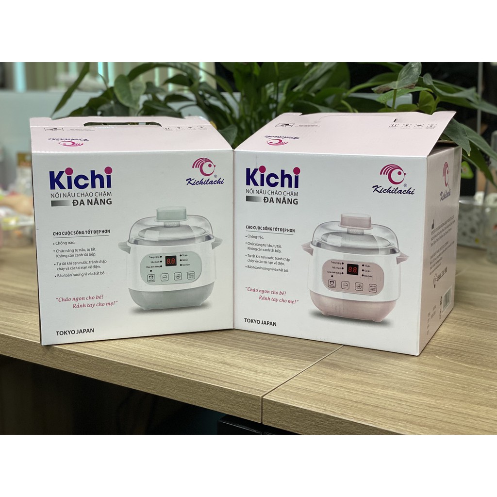 Nồi Nấu Cháo Cho Bé Kichilachi, Dung Tích 1L , 6 Chức Năng, Tiện Lợi , Tiết Kiệm Thời Gian Cho Mẹ !