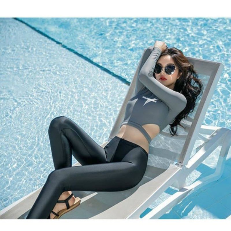 BikiniDolphin: Đồ bơi croptop quần dài N5 | BigBuy360 - bigbuy360.vn