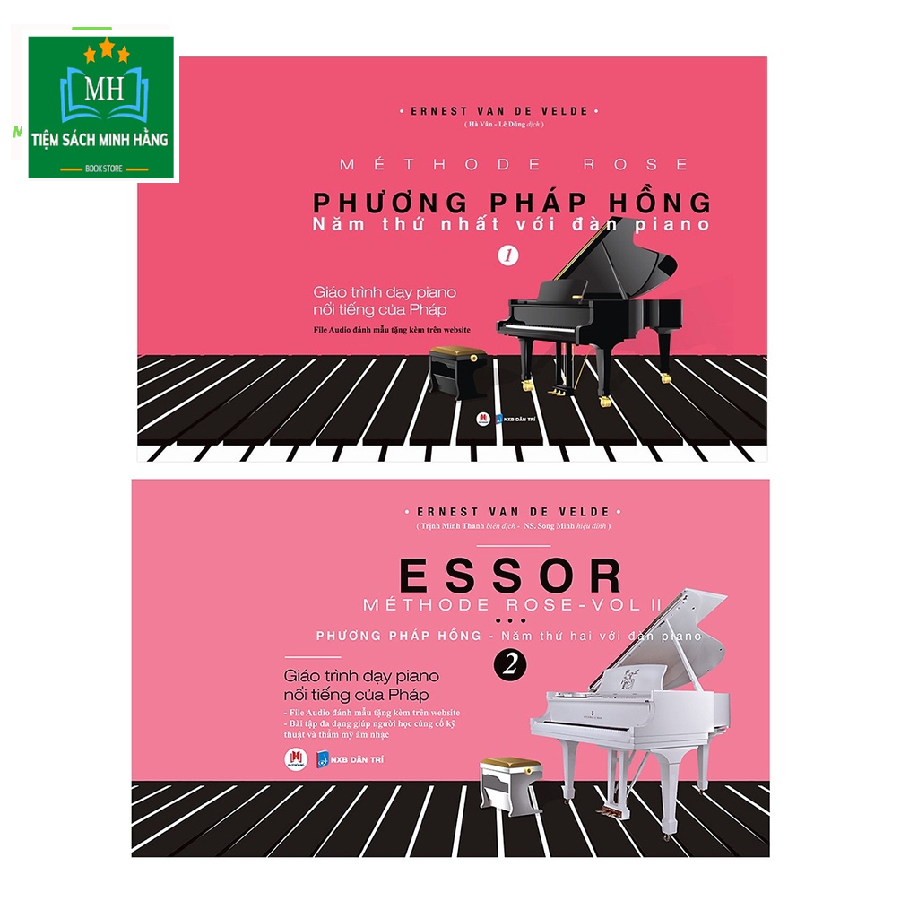 Sách - Combo Phương pháp hồng năm thứ nhất và năm thư 2 với đàn Piano ( 2022)