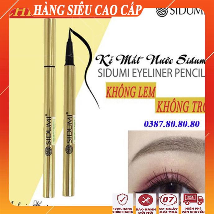 [FreeShip - BÁN PHÁ GIÁ] Bút dạ kẻ mắt nước sidumi/Bút kẻ mắt nước cao cấp, không lem, không trôi, siêu nét