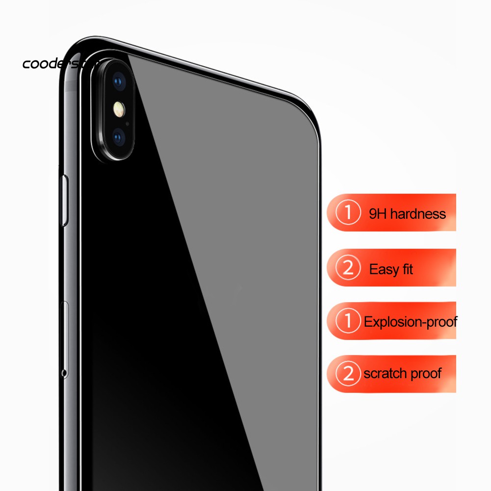 Kính Cường Lực Bảo Vệ Mặt Sau Cho Iphone Xs Max / Xs / Xr / X / 7 / 8 Plus / 6