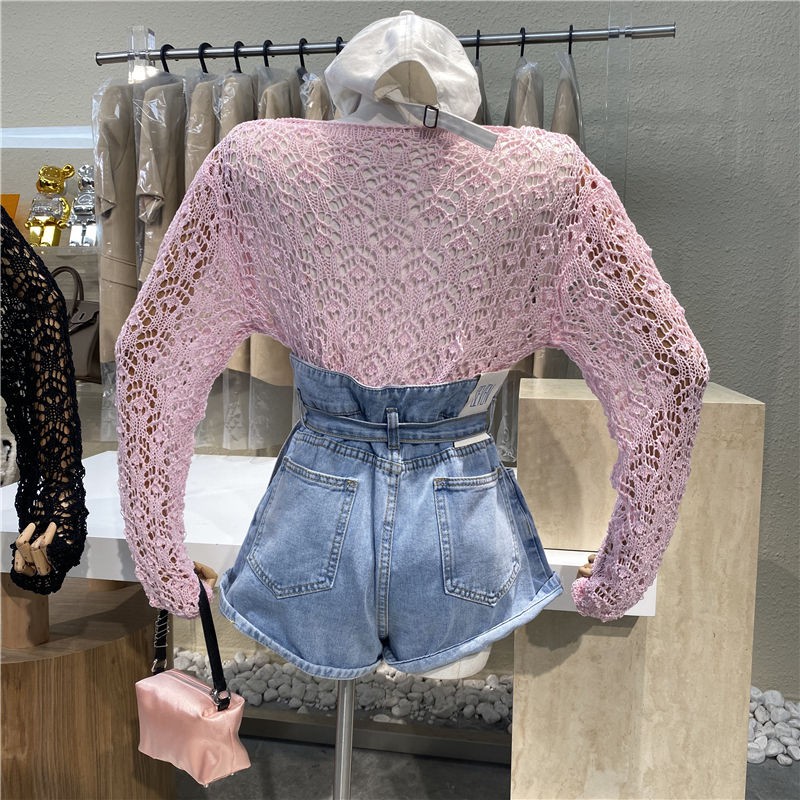 Quần Short Denim Lưng Cao Ống Rộng Thiết Kế Độc Đáo Thời Trang Cho Nữ 12 | BigBuy360 - bigbuy360.vn