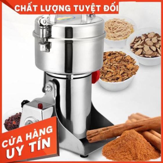 Máy Nghiền Bột Siêu Mịn, Máy xay đồ khô nghiền tinh bột nghệ ngũ cốc tam thất loại 800g - Hàng Nhập khẩu Chính Hãng