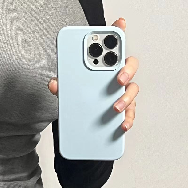 Ốp Điện Thoại Silicon Màu Trơn Họa Tiết Trái Cây Cho for  IPhone  15 pro max 14 pro max 7 8 Plus X XR XS 11 12 13 14 Pro Max