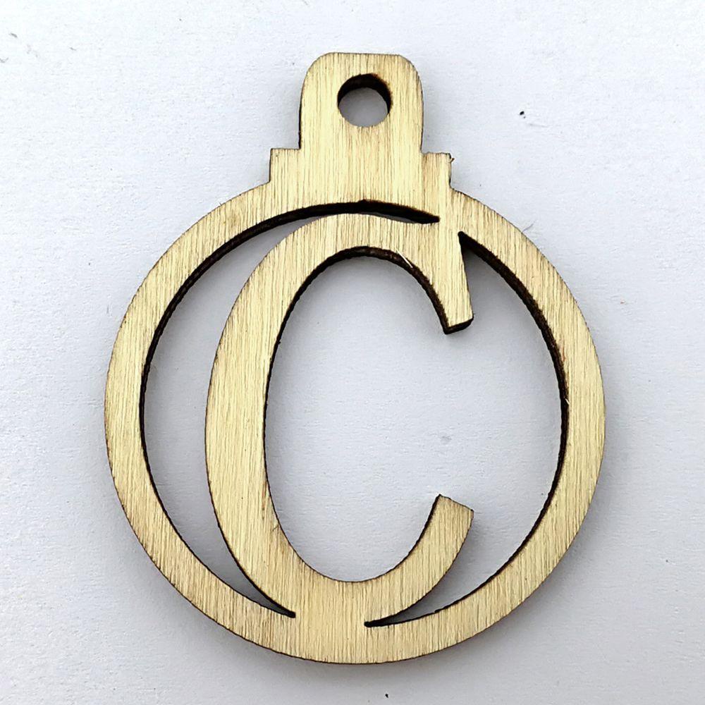 PINEVN Lịch Giáng Sinh 26 Chữ Cái Và Số Bằng Gỗ