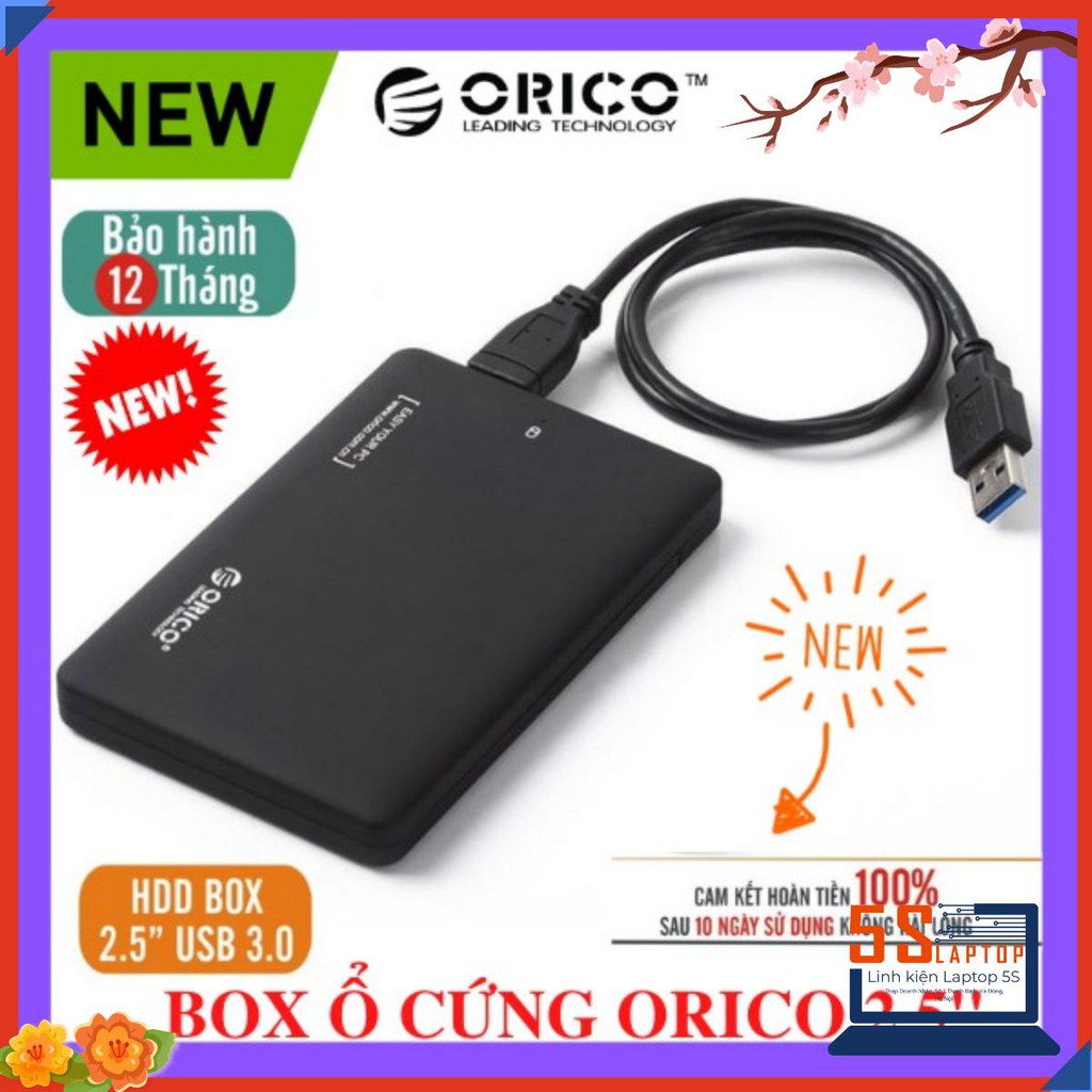 💥SIÊU RẺ💥 Box ổ cứng 2.5'' Orico Dùng cho HDD, SSD - SP Chính hãng bảo hành 12 tháng!