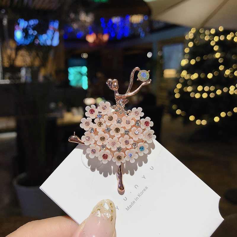 Ghim Cài Áo Đính Đá Nhân Tạo Sang Trọng Nhiều Kiểu Tùy Chọn Cho Nữ