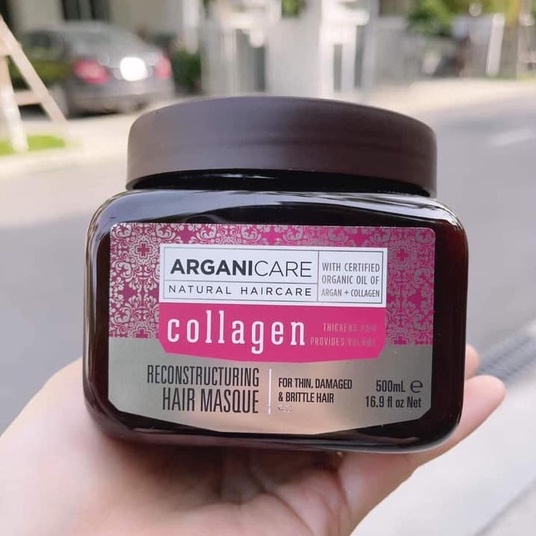 Bộ Gội Xả Collagen Arganicare BỔ SUNG COLLAGEN + TÁI TẠO CẤU TRÚC TÓC - DẦU GỘI ĐẦU HỮU CƠ ARGANI CARE PHÁP