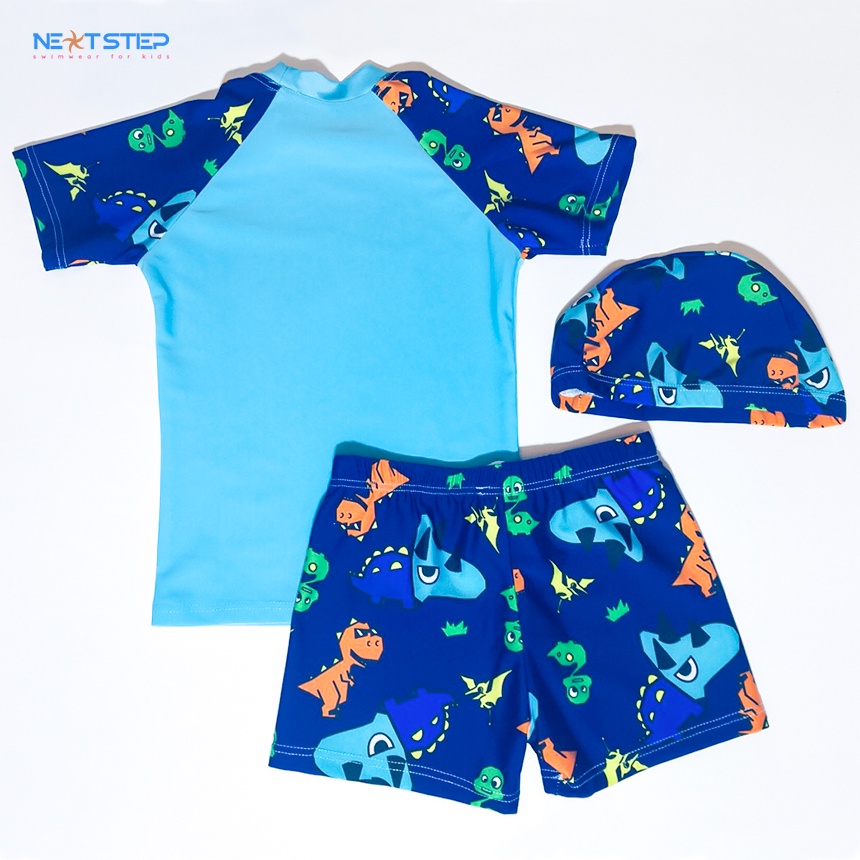 Đồ bơi bé trai quần short họa tiết hoạt hình mới size từ 14kg đến 35kg