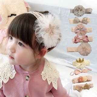 Set 3 băng đô nơ xinh xắn cho bé gái
