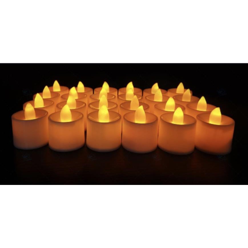 Nến tealight điện tử (loại tim nến ko chuyển động)