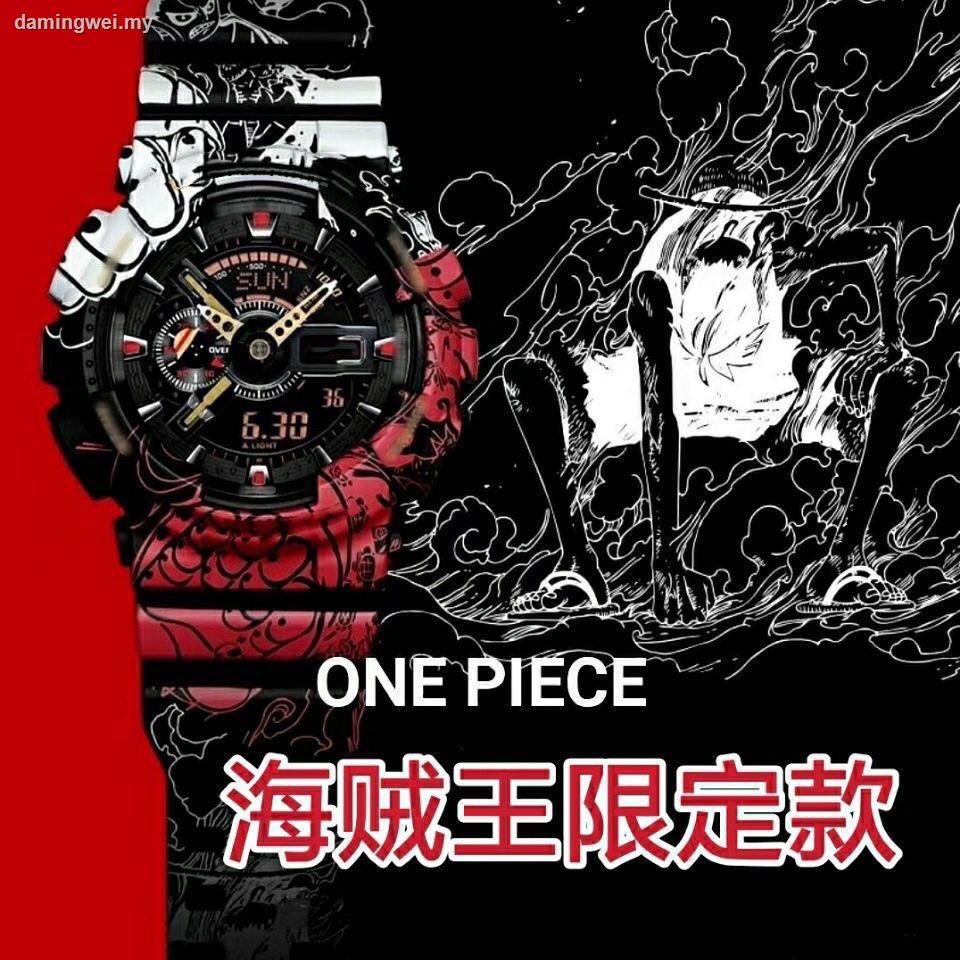 Đồng Hồ Đeo Tay Điện Tử Chống Nước In Hình One Piece Cho Nam Nữ