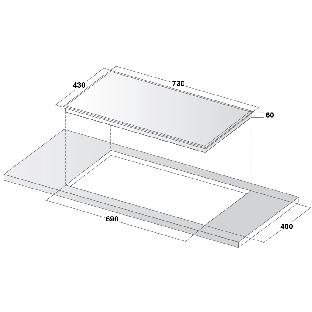 Bếp từ đôi Canzy CZ 288 - Bếp 2 lò từ Inverter, Mặt phủ Sapphire chống xước