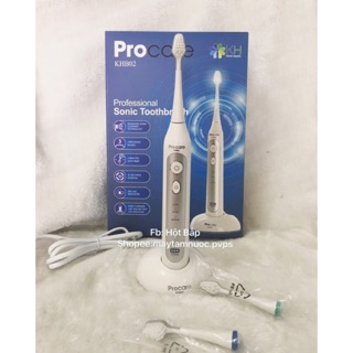 Bàn chải máy Procare KHB02 chính hãng tặng kem đánh răng Phoca của Thái