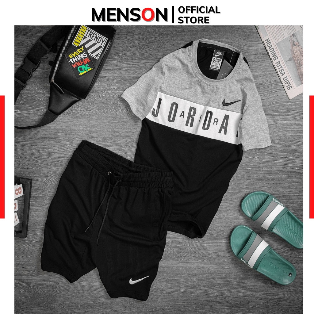 Bộ thể thao nam Adidass chất mát HÀNG CAO CẤP Menson MS202 Đồ bộ nam mặc nhà co giãn chuẩn form mùa hè 2022