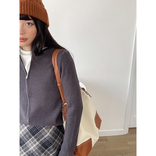 KUCHIMACHIC- ÁO LEN MỎNG CÓ KHOÁ MÃ 7736