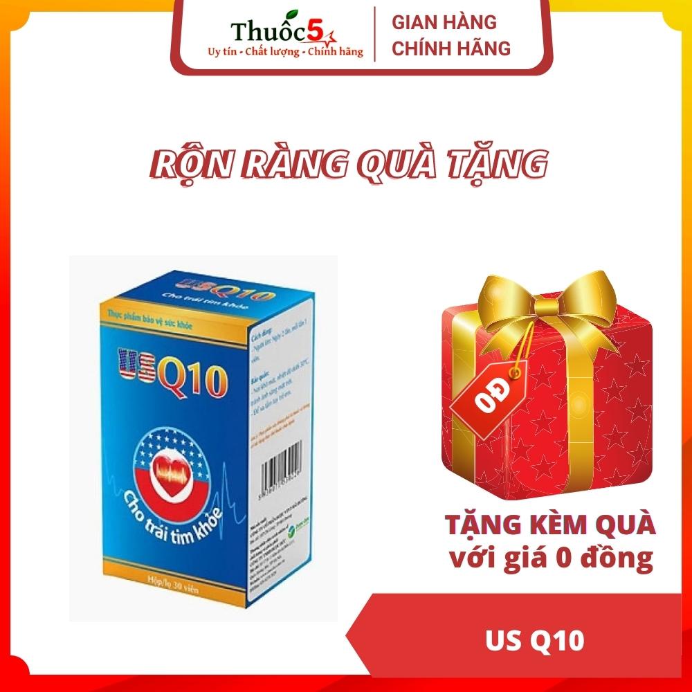 [GIÁ GỐC] US Q10 hỗ trợ tim mạch, chống lão hóa - Hộp 30 viên
