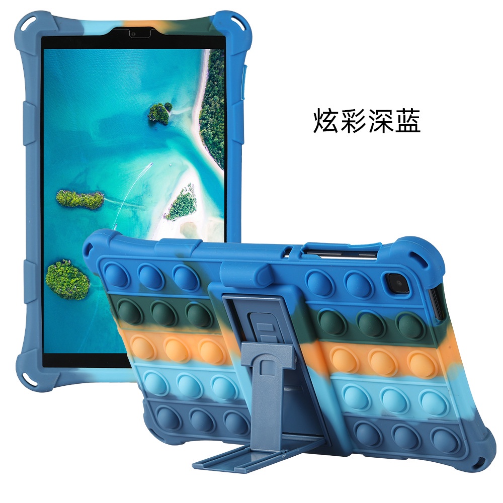 Vỏ bảo vệ máy tính bảng silicon pc có giá đỡ cho Samsung Galaxy Tab A7 Lite 2021 8.7 Samsung Sm-T220 Sm-T225