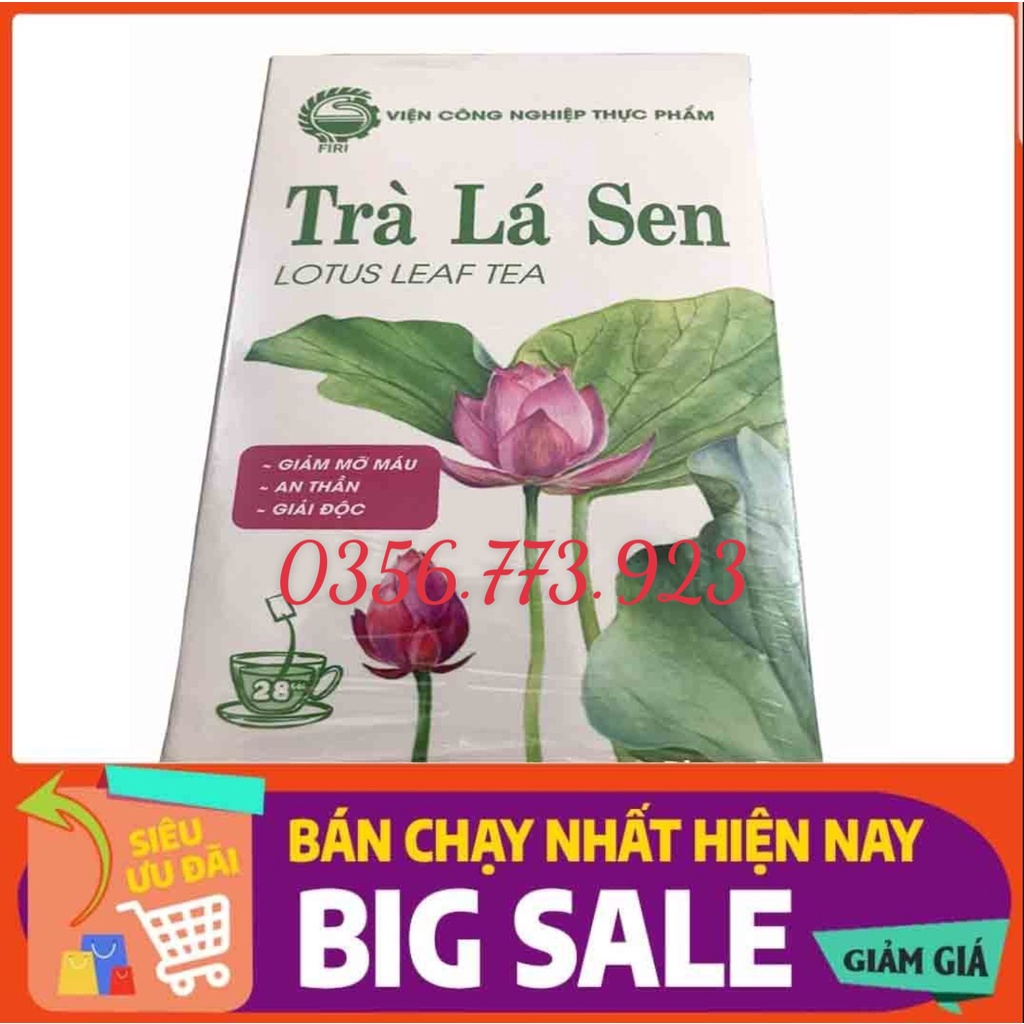 Trà Lá Sen Túi Lọc-Giảm cân,Ngủ ngon,Thanh nhiệt,liệu trình 24 hộp dùng liên tục 3 tháng (1 hộp) | BigBuy360 - bigbuy360.vn