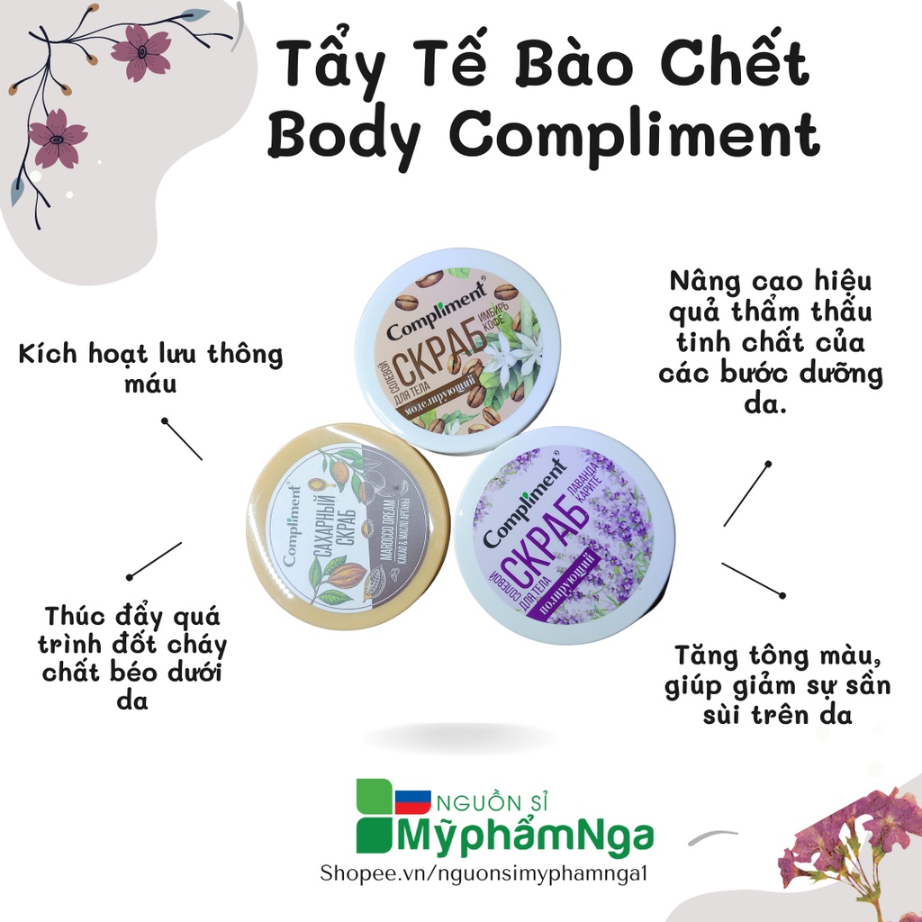 Tẩy Da Chết Body Compliment 200ml