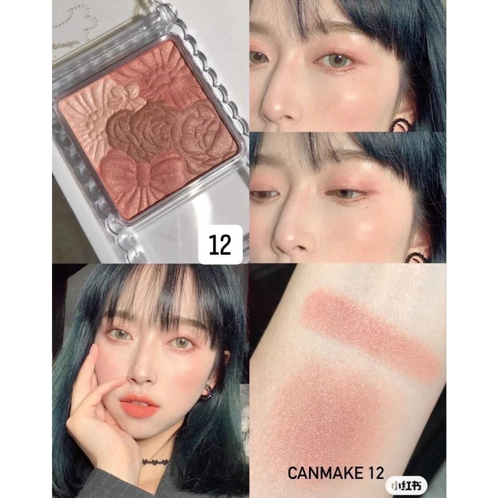 Phấn má hồng Canmake Glow Fleur Cheeks