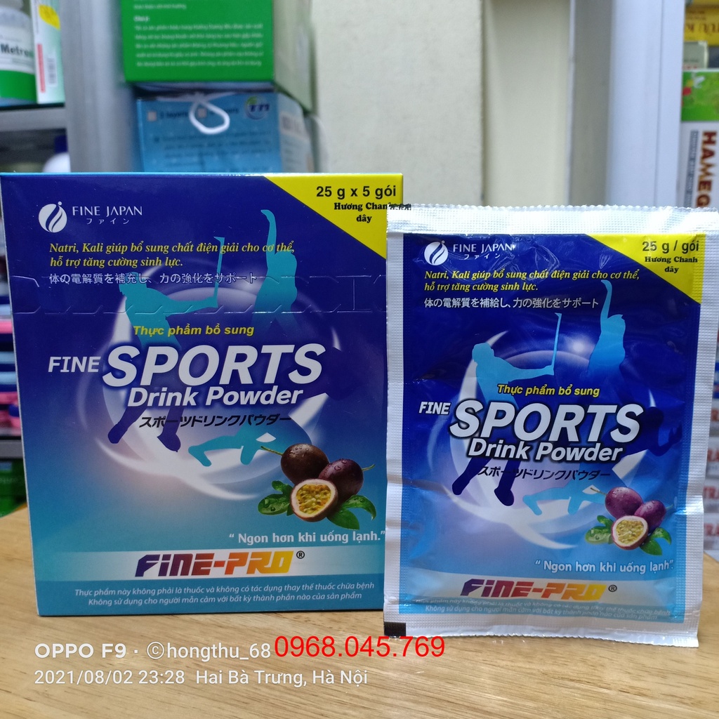 Fine Sport Drink Powder bột pha nước uống bù điện giải của Nhật Bản