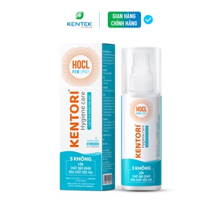 Xịt khuẩn, khử trùng, khử mùi Kentori Hygiene Care (Chai 100ml) | Sạch khuẩn nhanh trong 5 giây