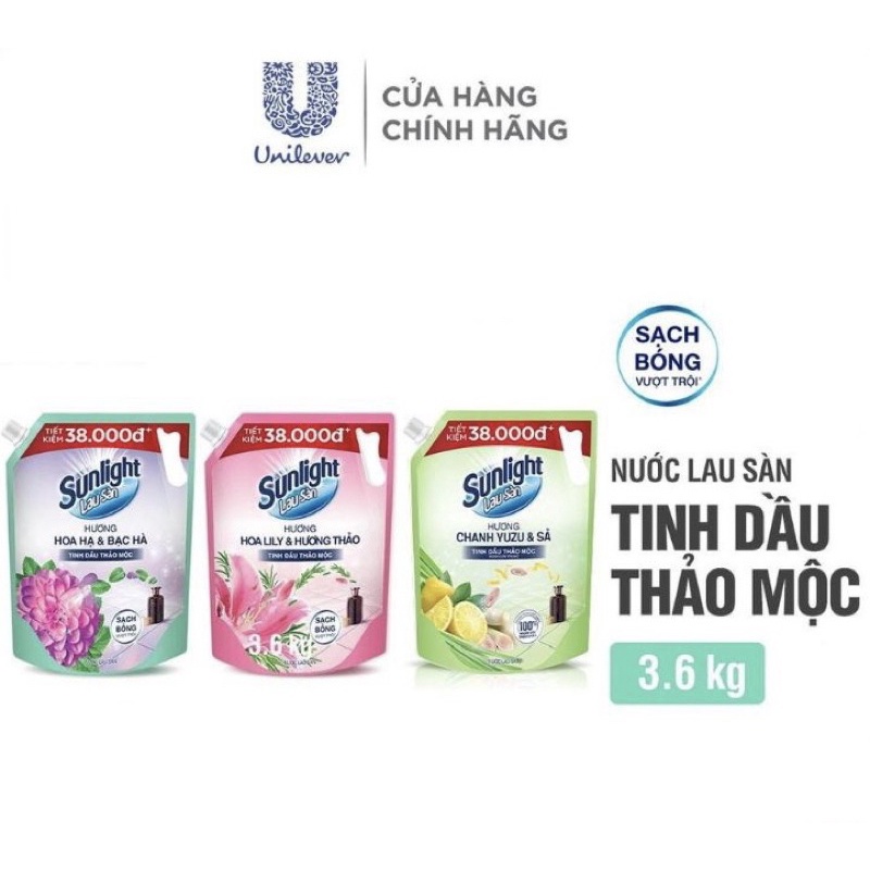 SUNLIGHT LAU SÀN TÚI 3,6 Kg - 3,4Kg