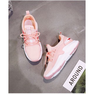 [FULL BOX - FREE SHIP] GIÀY THỂ THAO NỮ SNEAKER TRẮNG GÓT CÁ MẬP SIZE 35-->39