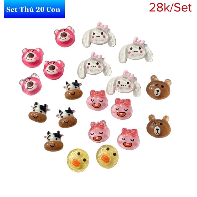 Set 50c nơ dây như hình