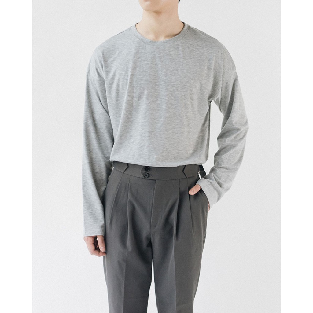 Áo Thun Nam Dài Tay SSSTUTTER cổ tròn chất liệu cotton thoáng mát kind sweatshirt | BigBuy360 - bigbuy360.vn