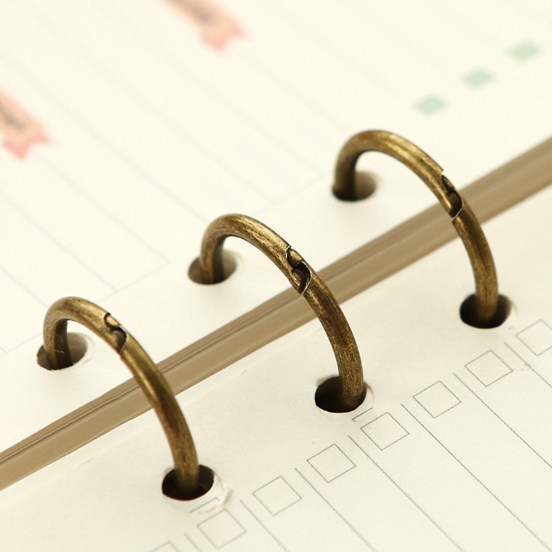 Kẹp Kim Loại 3 Lỗ Chuyên Dụng Cho Sổ Tay / Nhật Ký / Ảnh