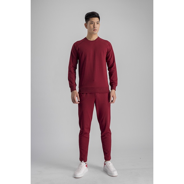 Bộ đồ thu đông Aristino cổ tròn  cotton mềm  giữ ấm  ALH001W8 ( 3 màu)