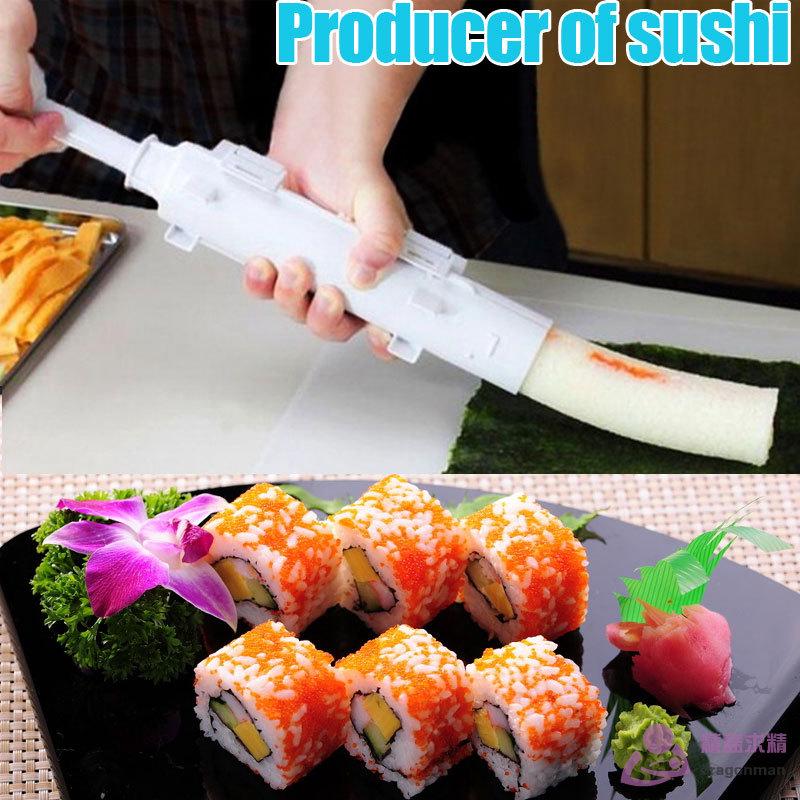 bếp của mẹ Ống nhựa hỗ trợ làm cơm cuộn/sushi nhanh chóng tiện lợi