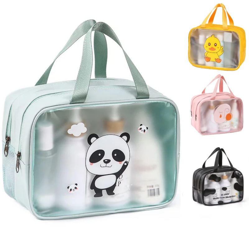 Túi Đựng Đồ Bơi Trong Suốt Hai Lớp Dày Dặn Chống Thấm Nước Kích Thước Lớn Tiện Dụng