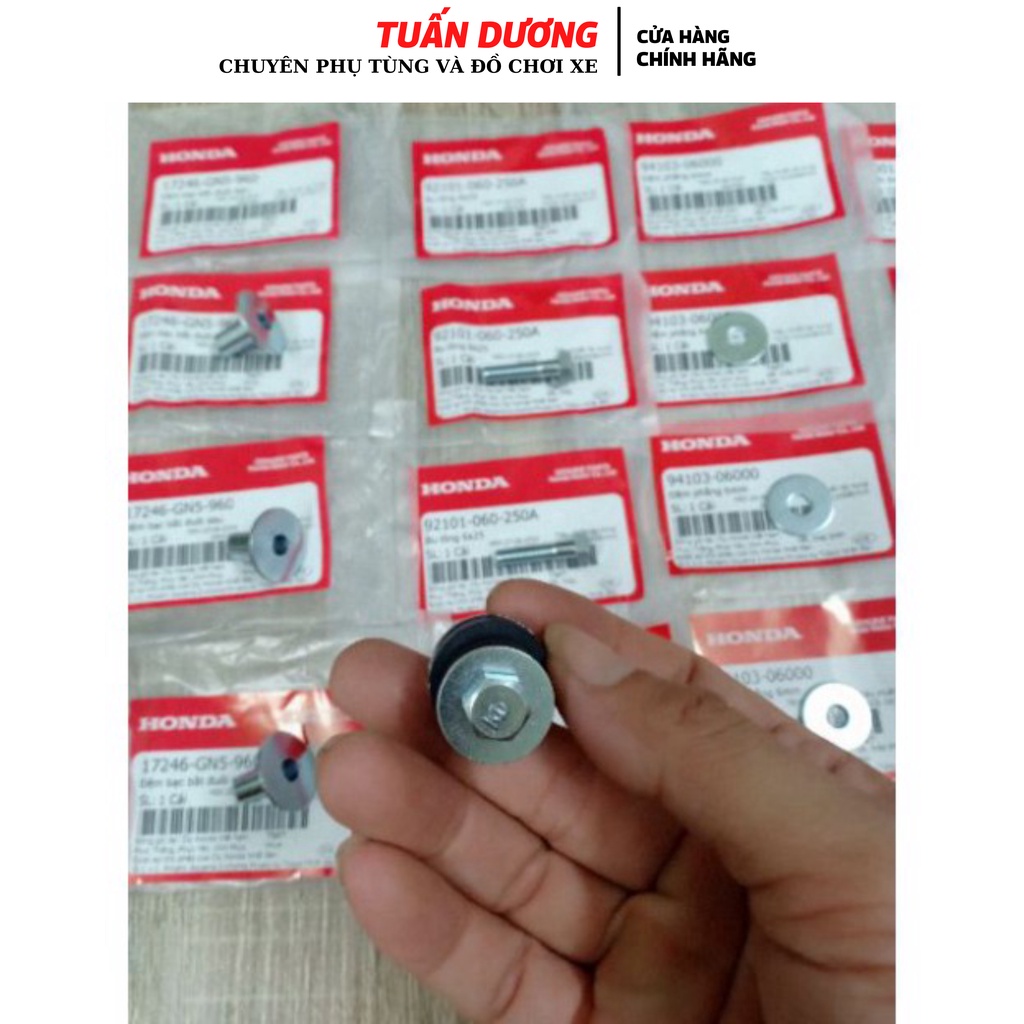 Bộ Ốc Treo Đuôi Sau Xe Dream-Lắp Cho Dream Và Wave Honda Các Loại -đẹp như zin 100%