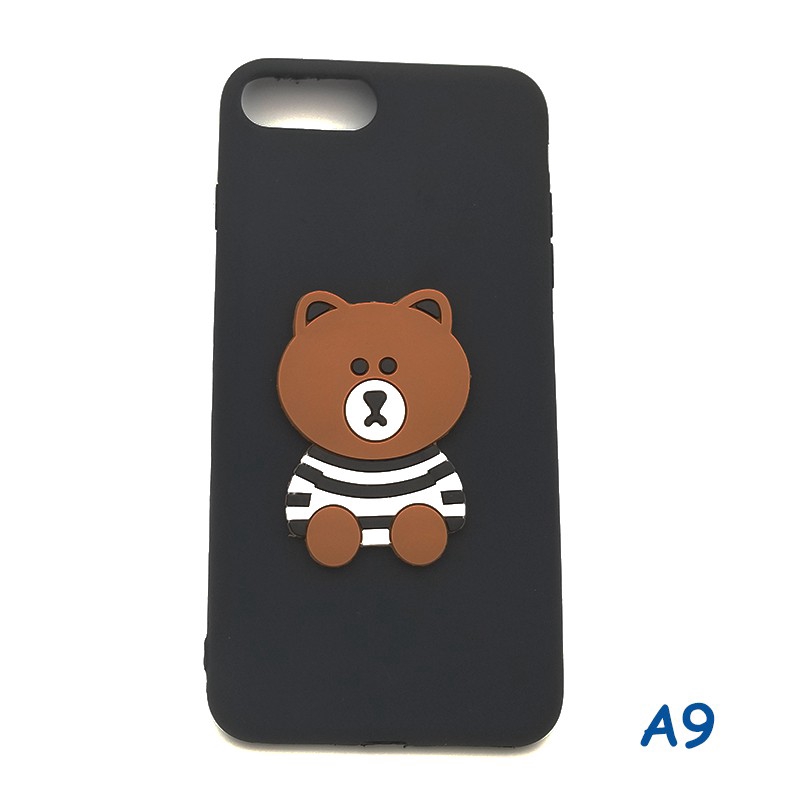 Ốp điện thoại silicon hình gấu/mèo/móng thú 3d xinh xắn dành cho iPhone 6 6s 7 8 Plus X XR XS Max