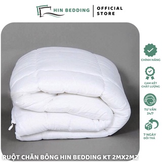 RUỘT CHĂN BÔNG SIÊU NHẸ, RUỘT CHĂN PHAO HIN BEDDING SIÊU ẤM MÀU TRẮNG TINH SIZE TO 2M X 2M2