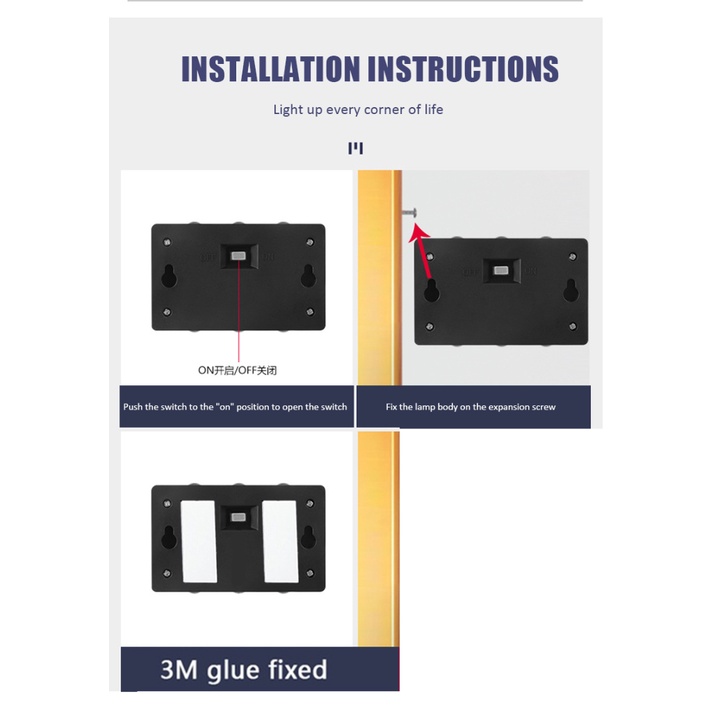 Đèn Gắn Tường Sử Dụng Năng Lượng Mặt Trời Chống Thấm Nước Dùng Trang Trí Sân Vườn