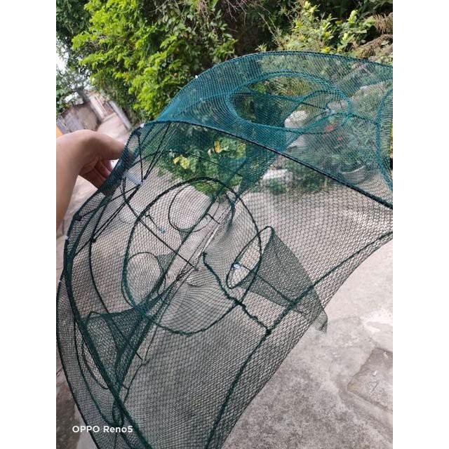 Lồng ô, lồng bát quái đánh bắt cá, lươn, trạch, dễ sử dụng + tặng gói mồi chuyên dụng đi kèm