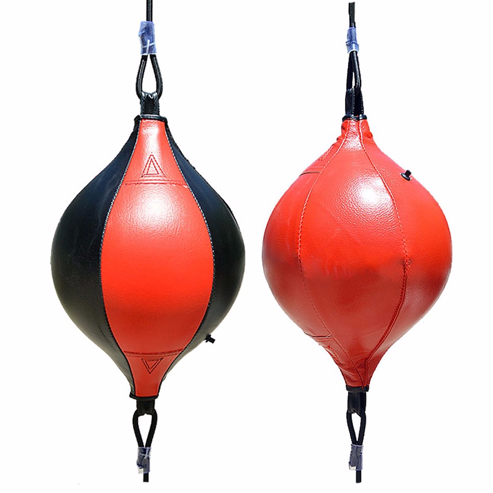 Bóng tập boxing thiết kế treo hai đầu bằng chất liệu da PU tiện dụng