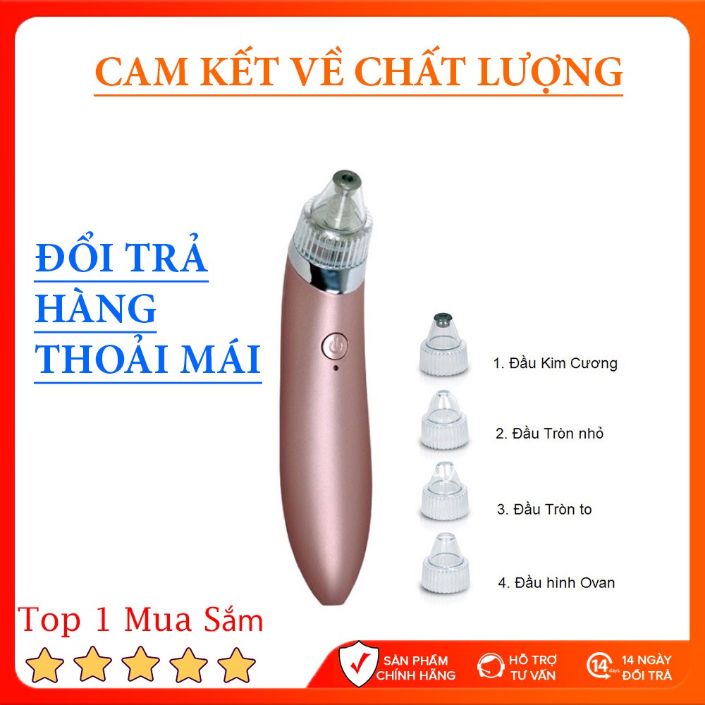 [Hỗ Trợ Phí SHIP 30K] Máy hút mụn cao cấp combo 4 đầu hút đa dạng sản phẩm mới